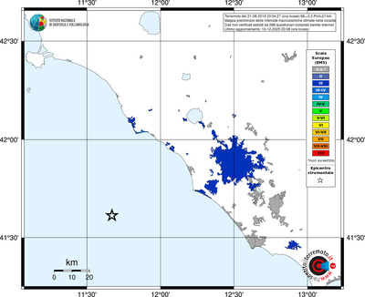 Mappa EMS - territori località