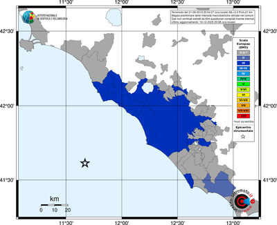 Mappa EMS - territori comuni