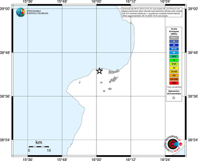 Mappa EMS - territori località