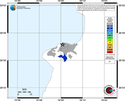 Mappa EMS - territori comuni