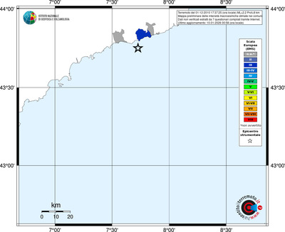 Mappa EMS - territori comuni
