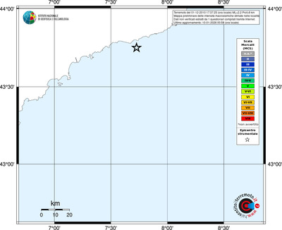 Mappa MCS - territori località