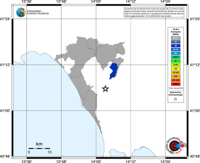 Mappa EMS - territori comuni