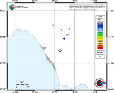 Mappa MCS - territori località