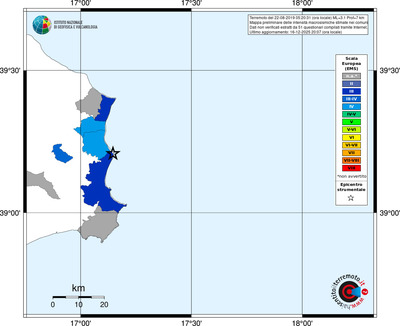 Mappa EMS - territori comuni