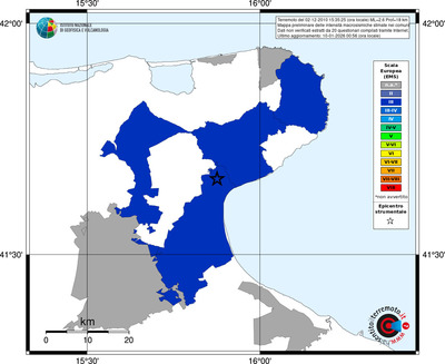 Mappa EMS - territori comuni