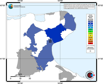 Mappa MCS - territori comuni