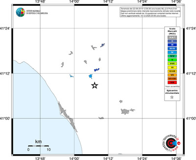 Mappa MCS - territori località
