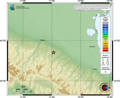 Mappa EMS - località