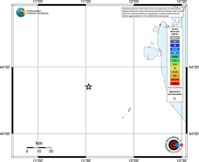 Mappa MCS - territori località