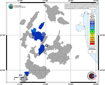 Mappa MCS - territori comuni
