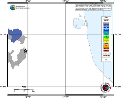 Mappa MCS - territori comuni