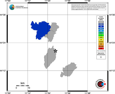 Mappa EMS - territori comuni