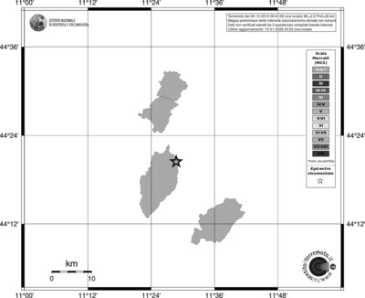 Mappa MCS - territori comuni