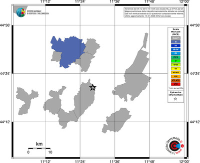 Mappa MCS - territori comuni