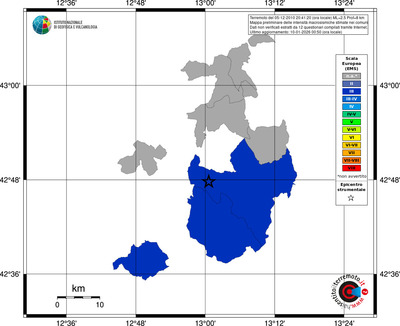 Mappa EMS - territori comuni