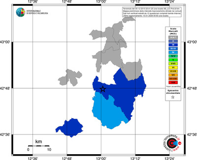 Mappa MCS - territori comuni