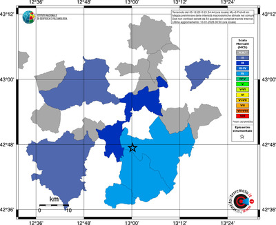 Mappa MCS - territori comuni