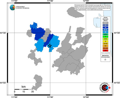 Mappa MCS - territori comuni