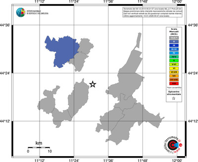 Mappa MCS - territori comuni
