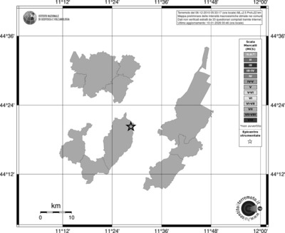 Mappa MCS - territori comuni