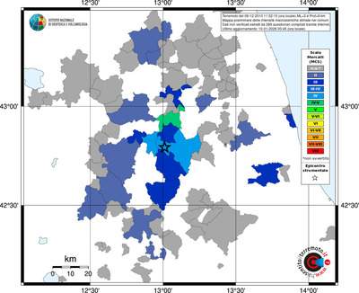 Mappa MCS - territori comuni