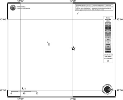 Mappa MCS - territori località