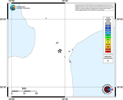 Mappa EMS - territori località