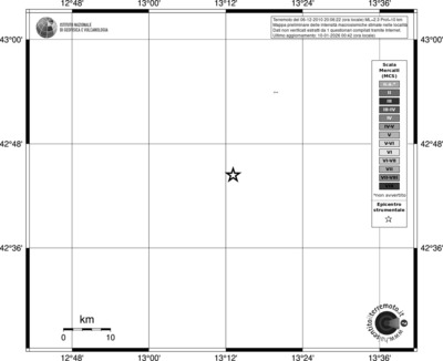 Mappa MCS - territori località