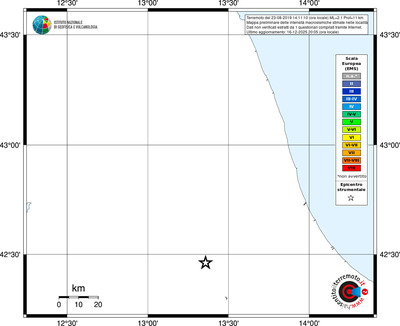 Mappa EMS - territori località