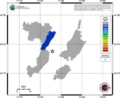 Mappa MCS - territori comuni