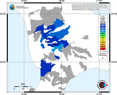 Mappa EMS - territori comuni