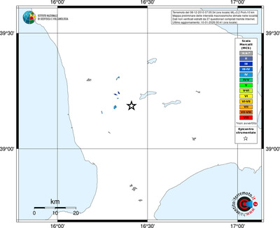 Mappa MCS - territori località