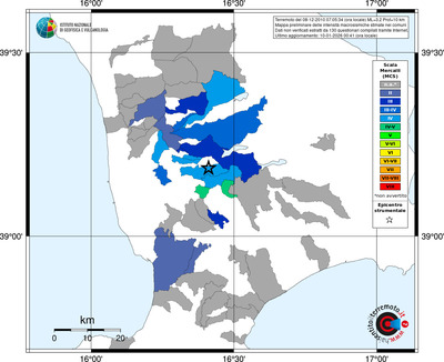 Mappa MCS - territori comuni