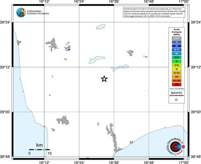 Mappa EMS - territori località