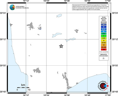 Mappa MCS - territori località