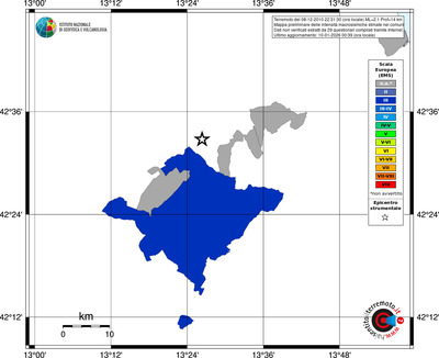 Mappa EMS - territori comuni