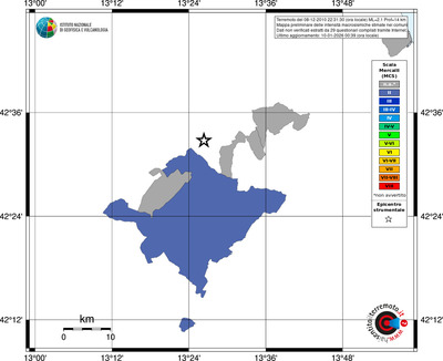Mappa MCS - territori comuni