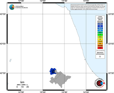Mappa MCS - territori comuni