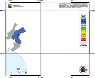 Mappa MCS - territori comuni