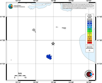 Mappa EMS - territori località