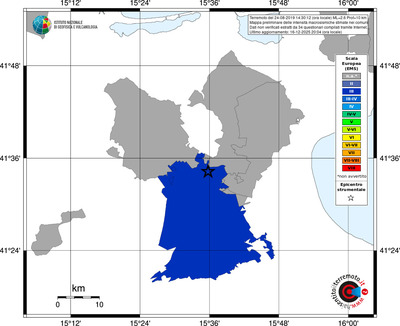Mappa EMS - territori comuni