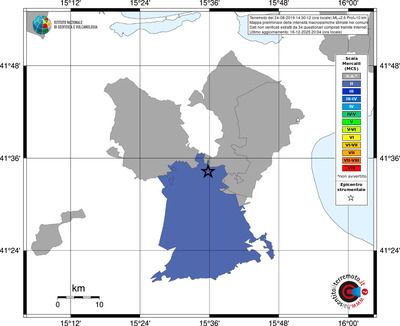 Mappa MCS - territori comuni