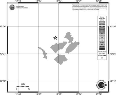 Mappa MCS - territori comuni