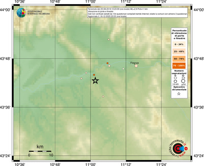 Mappa comuni con almeno 3 questionari