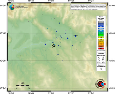 Mappa EMS - località