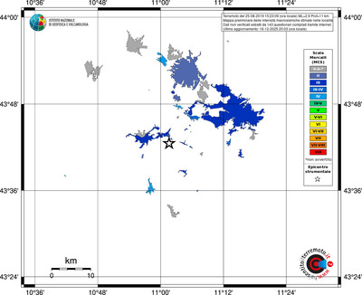 Mappa MCS - territori località