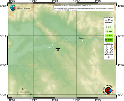 Mappa comuni con almeno 3 questionari