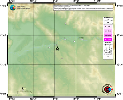 Mappa comuni con almeno 3 questionari