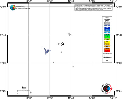 Mappa MCS - territori località